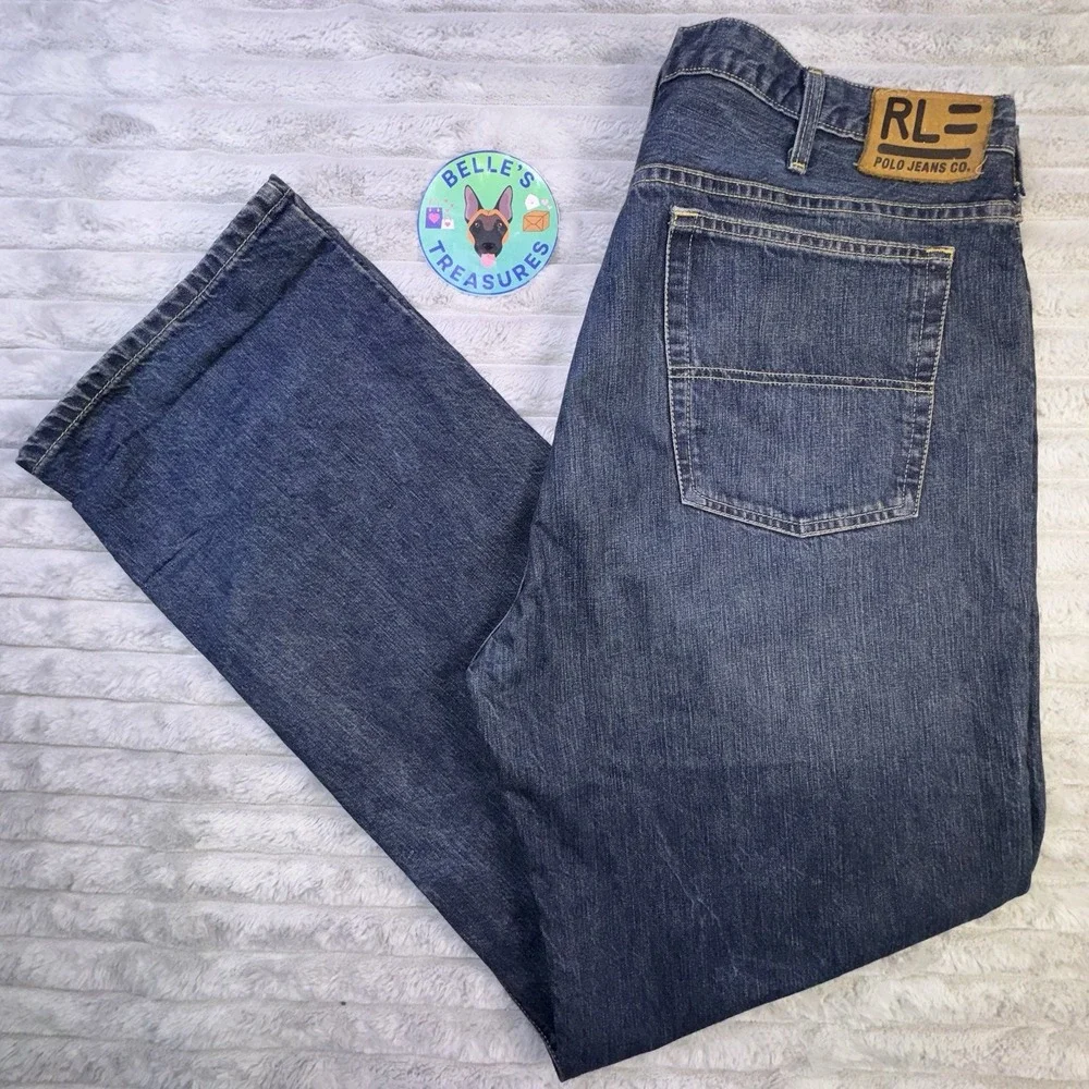 Polo Jeans Co Ralph Lauren Men's 40x35 Baggy Big 21